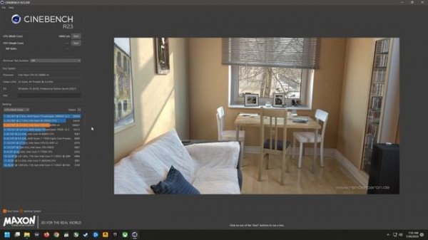 Xeon E5-2699A V4 Benchmark Tests ( CPUZ, Cinebench R23, Passmark )