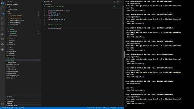Tutorial - Crear un contenedor de Docker y Angular 9 - NodeJs & Nginx (ESPAÑOL) смотреть онлайн