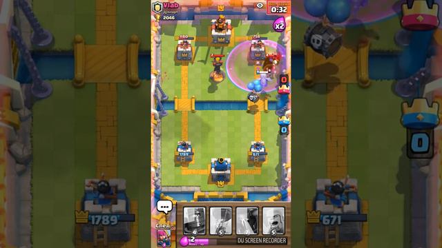 Играем с другом в CLASH ROYALE смотреть онлайн