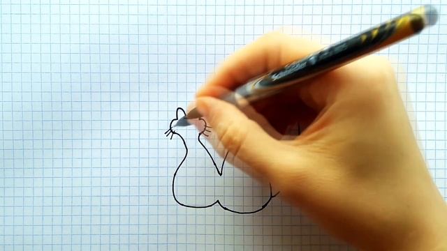 Простые рисунки #142. Как нарисовать влюбленных Котиков. Идеи для рисования на День Святого Валент смотреть онлайн