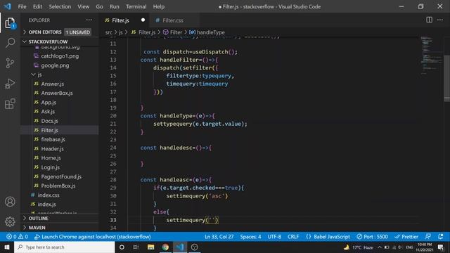 stack overflow clone part #16 | using react JS and redux | filter page creation part with redux смотреть онлайн