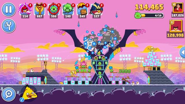 Angry Birds Friends Level 2 Tournament 1345 three stars NO POWER-UP walkthrough 2024-01-20 смотреть онлайн