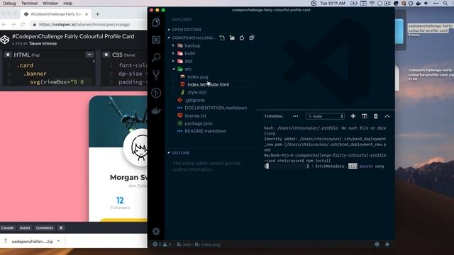 CodePen Pen Exports (with Build Process!) смотреть онлайн