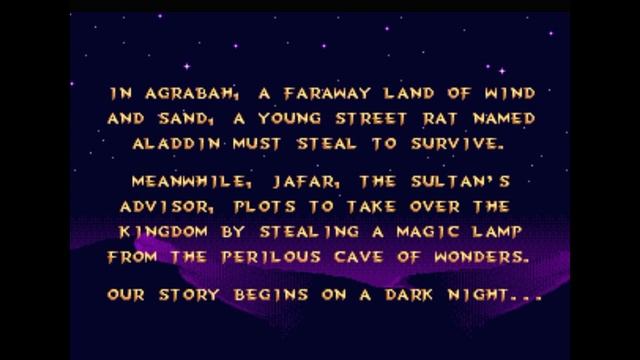 Sega Mega Drive 2 (Smd) 16-bit Aladdin Level 7