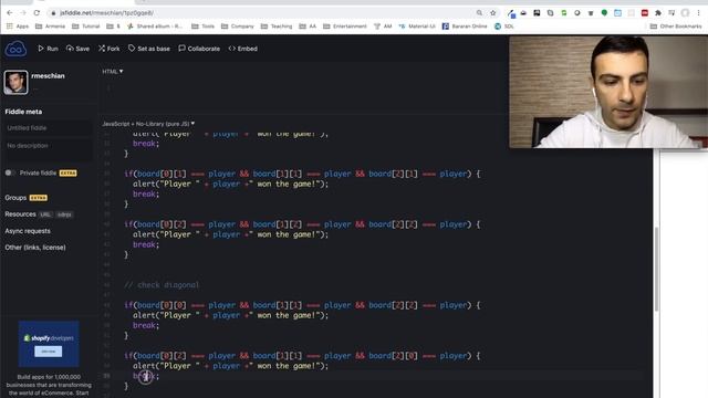 Javascript - Հիմնական խաղ - Tic Tac Toe ավարտը смотреть онлайн
