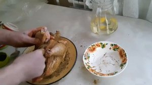 Домашний петух в духовке к празднику