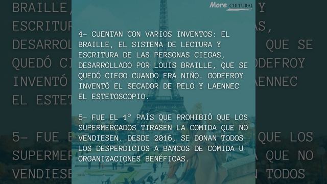 ¿Sabias que Francia...?