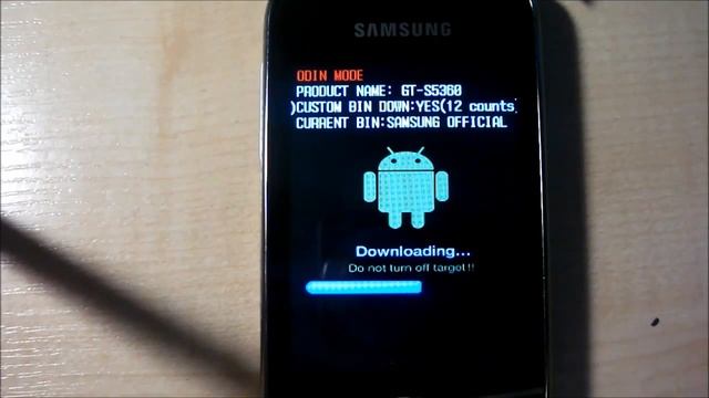 Install stock rom Samsung Galaxy y GT S5360 смотреть онлайн