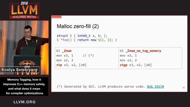 2018 LLVM Developers’ Meeting: K. Serebryany “Memory Tagging, how it improves C++ memory safety...” смотреть онлайн