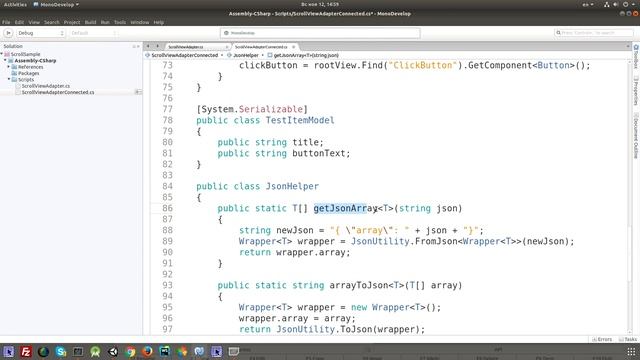 Unity3d WWW. Чтение данных с сервера в формате JSON. Пример API (Node.js) смотреть онлайн