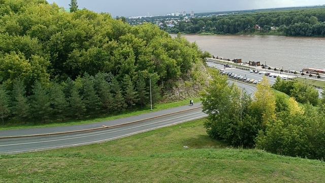 Уфа. Вид на набережную. Июль 2024