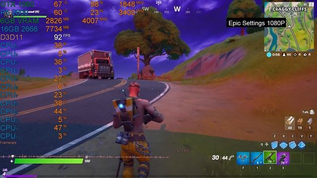 Fortnite - GTX 1060 | R5 2600 | Streamer Settings 1080P смотреть онлайн