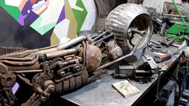 Работы над моторной частью скульптуры ? смотреть онлайн