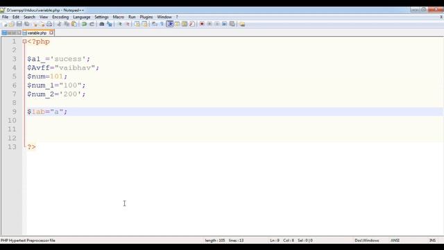 Php में Variables बनाये Use करे Destroy करे हिन्दी भाषा में - वैभव जैन смотреть онлайн
