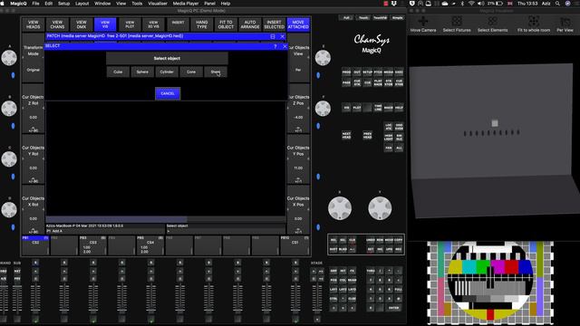 Симуляция LED экрана в MagicVis с помощью MagicHD