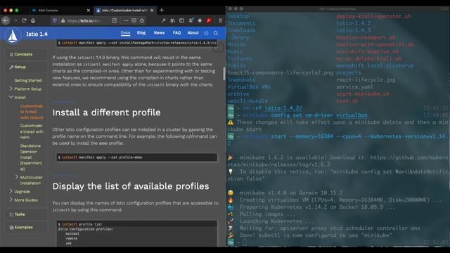 Installing Istio and Kiali on Minikube (in a few minutes) смотреть онлайн