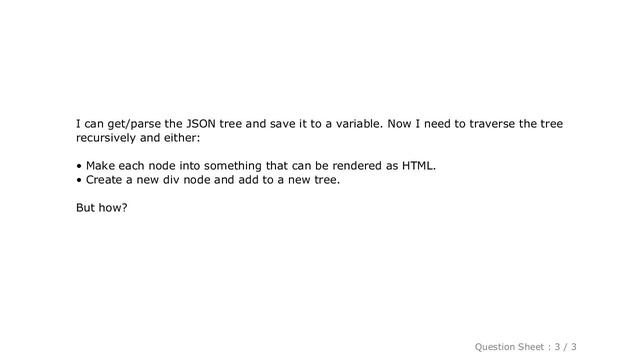 HTML : How to use jQuery to render a JSON tree as nested HTML using divs? смотреть онлайн