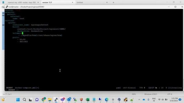 how to install ssl certificate in docker container