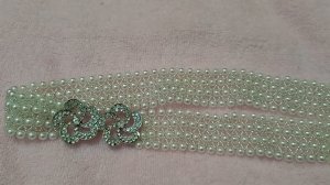 Пояс из бисера и бусин.