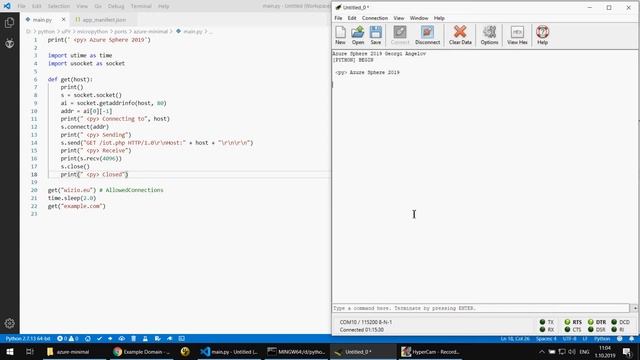 Azure Sphere micropython смотреть онлайн