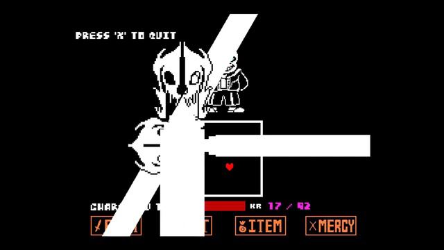Determination!Sans Battle (Bad Time Simulator) #bad time simulator custom attacks #sans fight смотреть онлайн