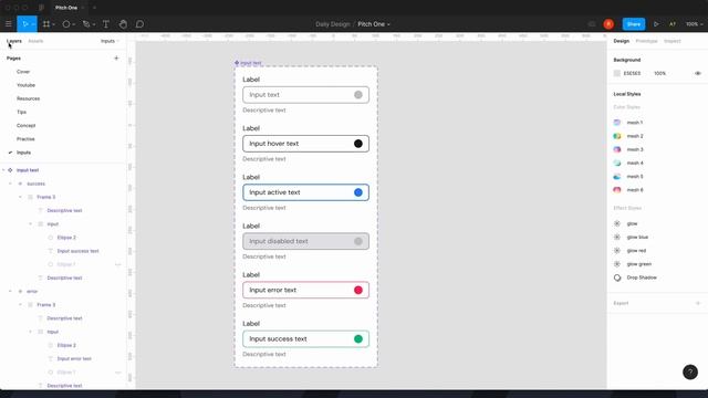 How to use auto layout variants for inputs in Figma tutorial (3/5) смотреть онлайн