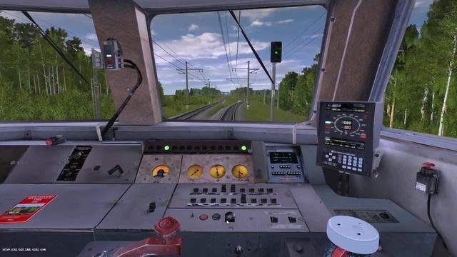 Trainz 12: ЭР2-1282 Рейс: Санкт-Петербург (Ладожский вокзал) - Пупышево.