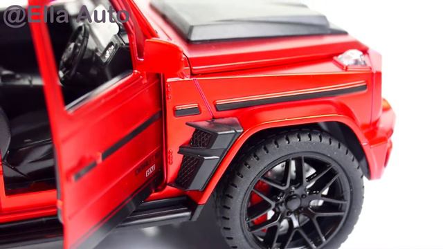 Mercedes G63 Brabus 800 Red Color. #diecast #rc #rccars #mercedesg63