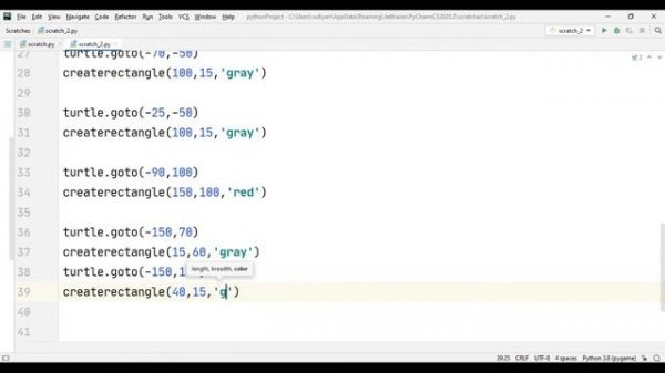 Robot - Python Turtle | Python Turtle Graphics Tutorial # 34 | draw robot in python turtle library