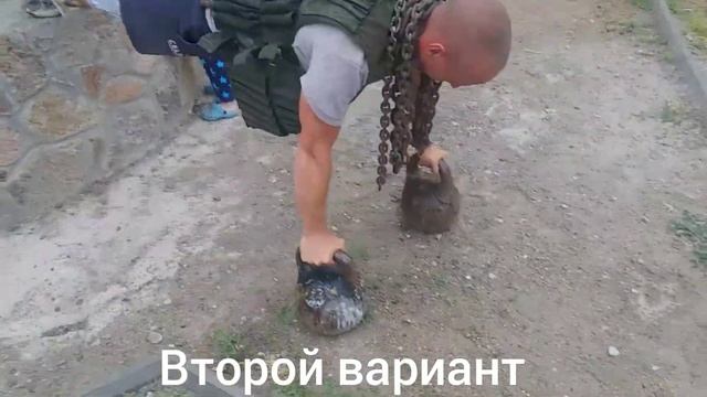 Совет Сына Добрыни и несколько вариантов отжиманий на гирях. смотреть онлайн