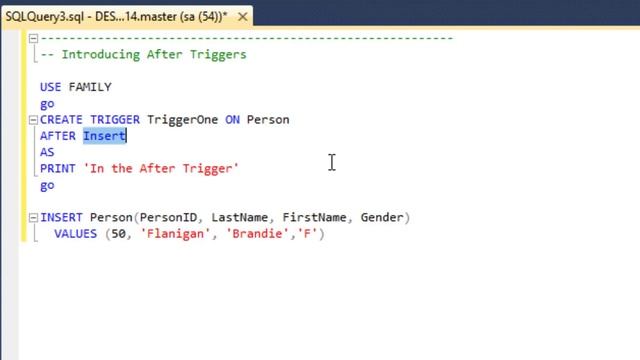 52 مقدمة عن المشغلات في أس كيو آل سرفر Triggers In SQL Server смотреть онлайн
