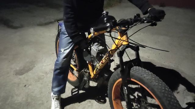 фэтбайк с мотором F80 холостой ход