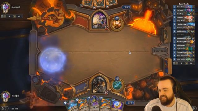 Genn Bomb Hunter | Extended Gameplay | Hearthstone | Rastakhan's Rumble смотреть онлайн