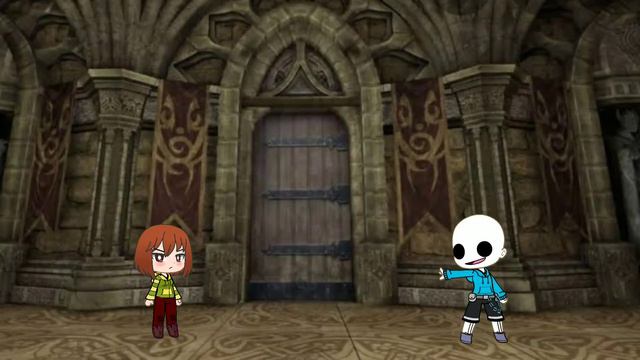 Suspense Epic Battle Chara & Sans from Undertale using Gacha Club смотреть онлайн