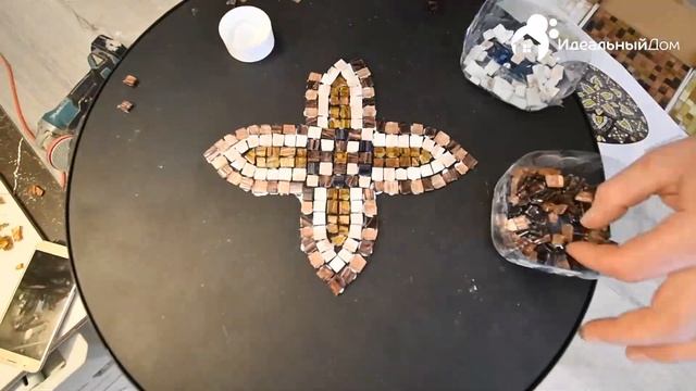 Витражный стол из колотой мозаики. IKEA. Идеальный Дом. Ремонт смотреть онлайн