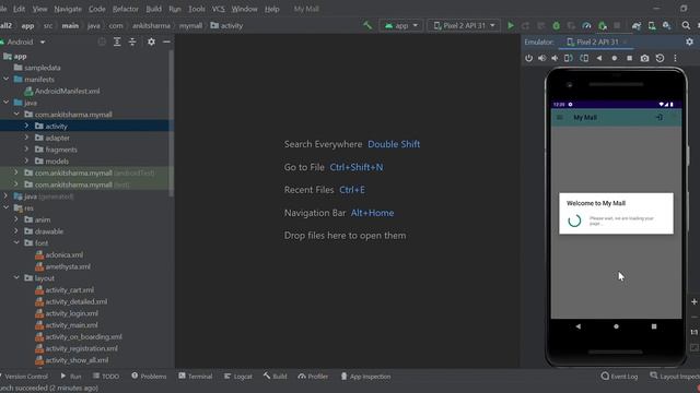 My Mall Ecommerce App with Payment Gateway, Add to Cart and Best UI. смотреть онлайн