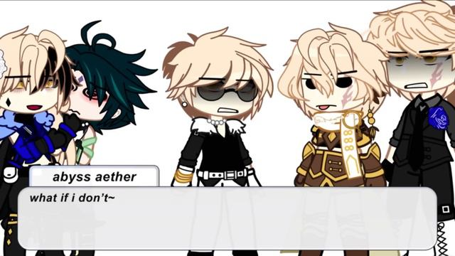 Xiao Meets Different Aether AUS [] XIAOAETHER [] Lazy/cringe