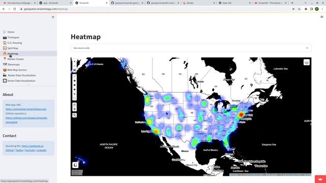 An Interactive Streamlit Web App for Geospatial Applications смотреть онлайн