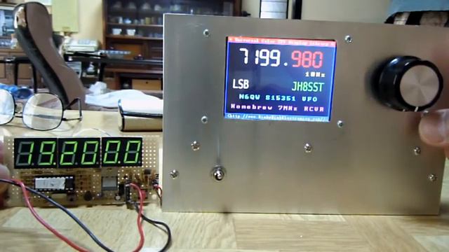 JH8SST/7 - The Si5351 VFO using a 3.2" LCD Display project has been Completed смотреть онлайн