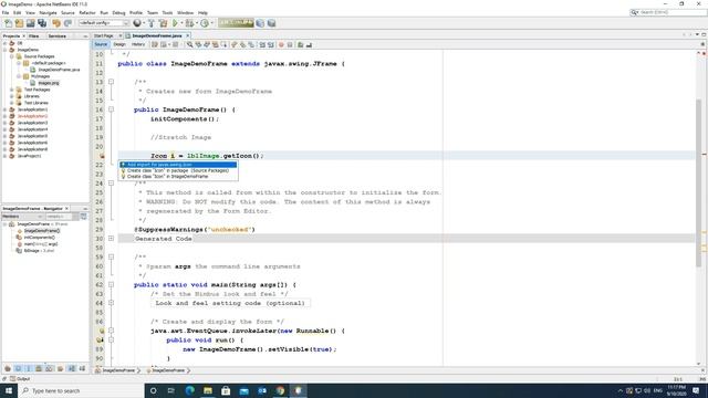 Stretch Image in JLabel - NetBeans смотреть онлайн