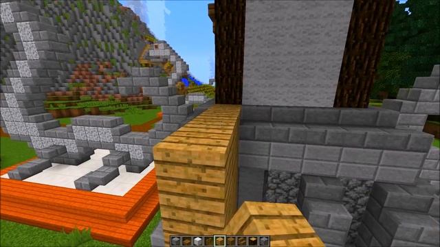 Как построить стену в Minecraft (Япония) смотреть онлайн