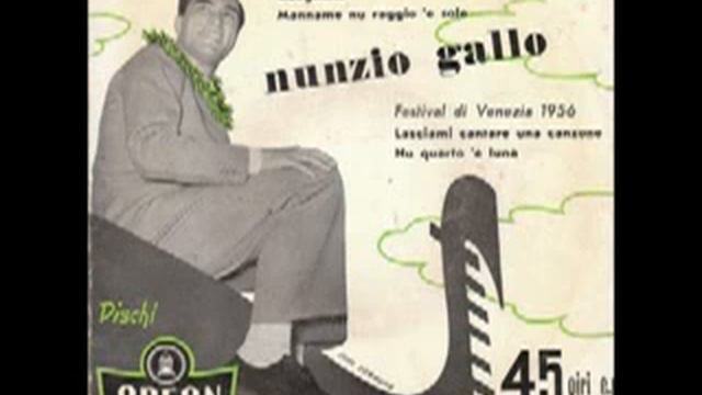 Nunzio Gallo canta Manname nu raggio e sole смотреть онлайн