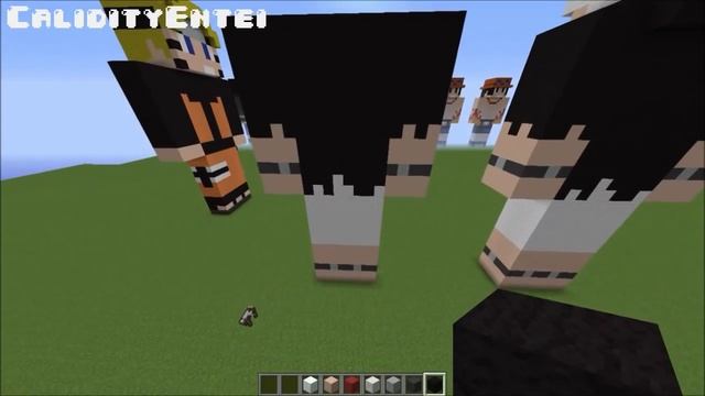 How to Build a Ken Kaneki Statue (Tokyo Ghoul) - Minecraft смотреть онлайн