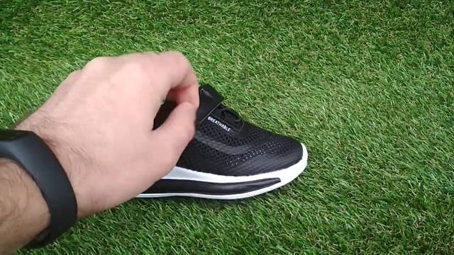 Весенние детские кроссовки аналог Nike Black найк черные р26-31 смотреть онлайн
