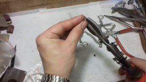 Увеличение проушины серебряного креста