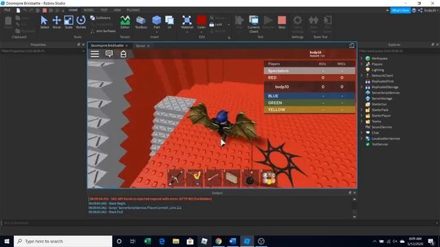 How to make a Doomspire Brickbattle game on Roblox смотреть онлайн
