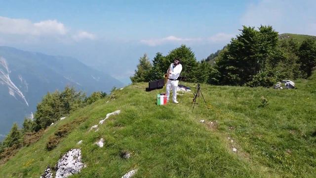 What a Wonderful world - Louis Armstrong Cover Sax in the Mountain смотреть онлайн