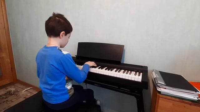 С. Прокофьев. Марш. из "Детской музыки". Бедарев Артём. смотреть онлайн