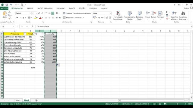 Como Fazer Gráfico de Pareto no Excel смотреть онлайн