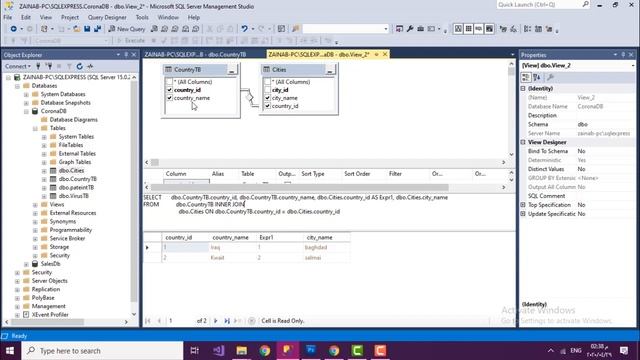 انواع الربط join في السيكوال سيرفر Right outer Join & Left outer Join in SQL Server Database смотреть онлайн